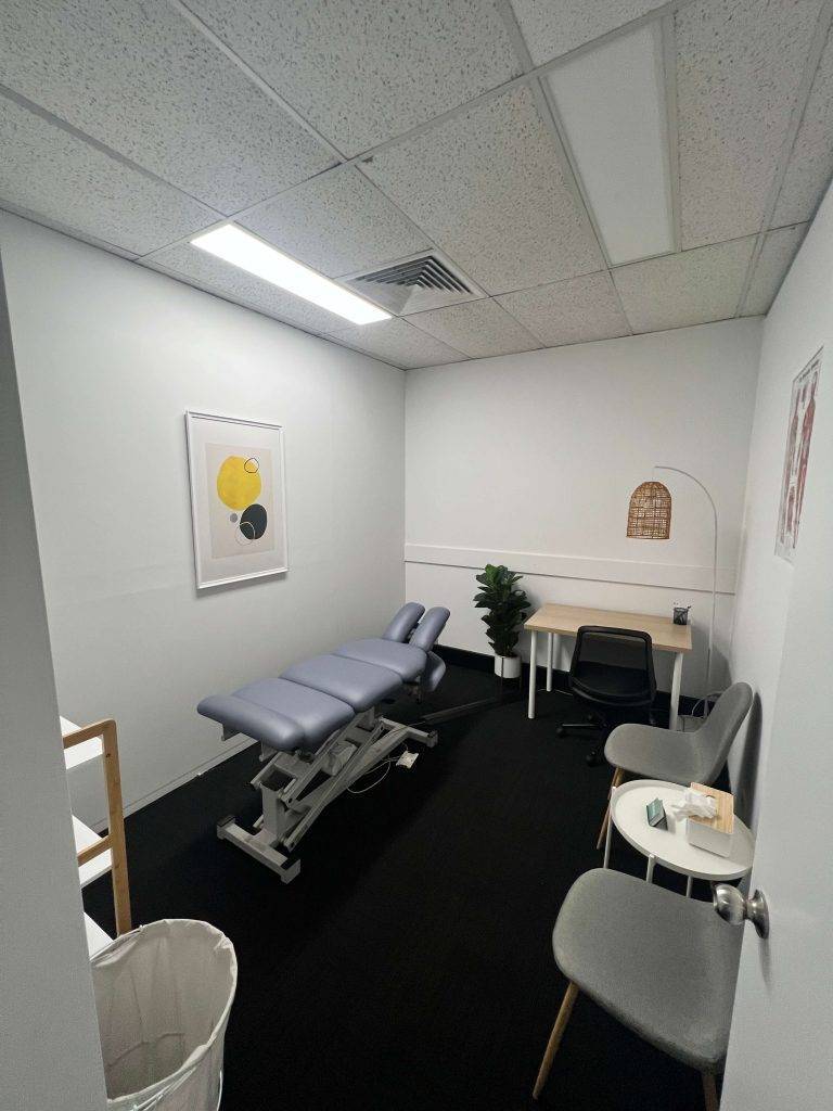Furnished tenant consulting room at a Wellbeing clinic