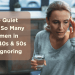 Specialized chiropractic care for women 40+ in Melbourne. Expert treatment for lower back pain, fatigue, menopause symptoms & stress. Dr. Mary Kalandos, DC. Melbourne chiropractor Dr. Mary Kalandos providing spinal adjustment to woman in her 40s for lower back pain relief at Wellbeing Chiropractic