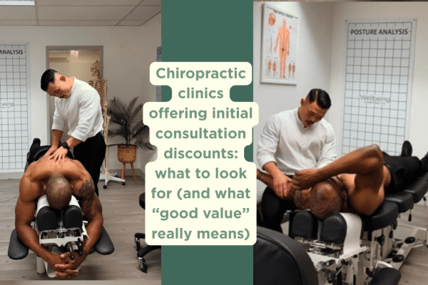 Chiropractic clinics offering initial consultation discounts: what to look for (and what “good value” really means)