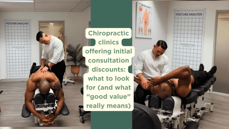 Chiropractic clinics offering initial consultation discounts: what to look for (and what “good value” really means)