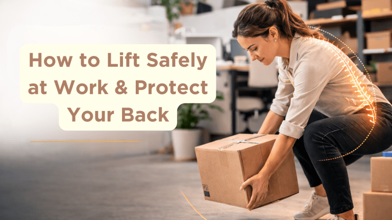 How to lift safely at work and protect your back?