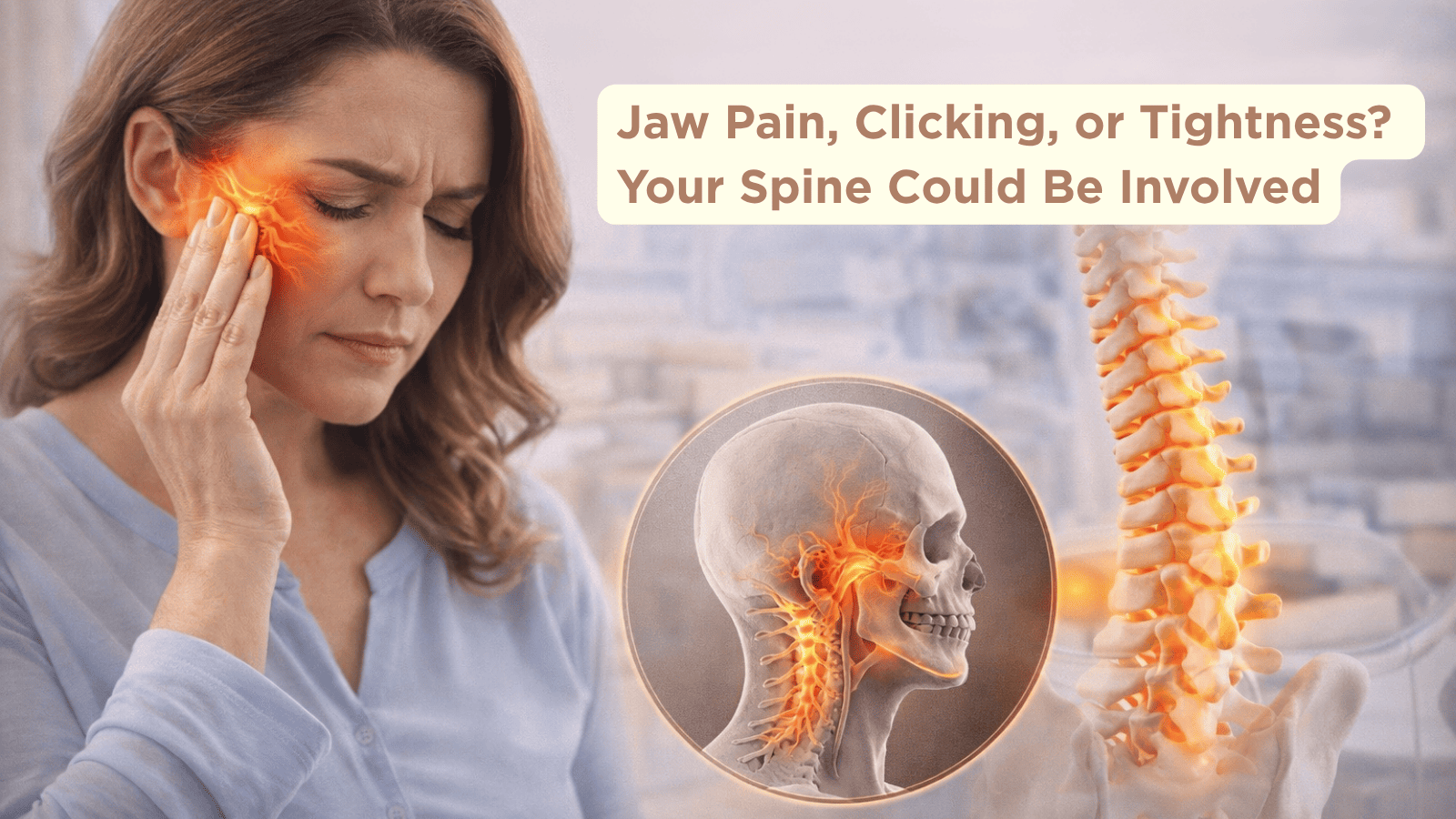 Jaw Pain, Clicking, or Tightness? Your Spine Could Be Involved