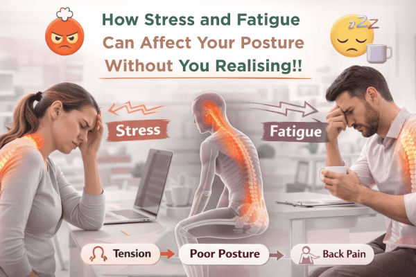 How Stress and Fatigue Can Affect Your Posture Without You Realising