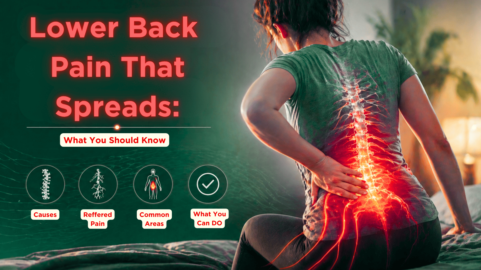 Lower Back Pain That Spreads: What You Should Know