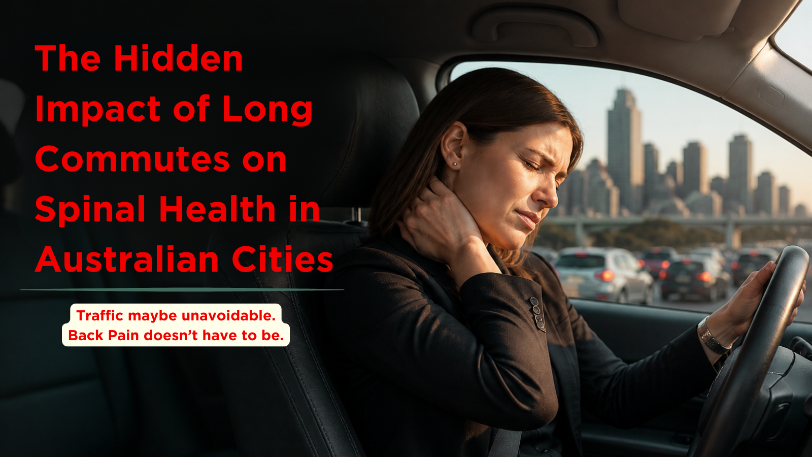 The Hidden Impact of Long Commutes on Spinal Health in Australian Cities