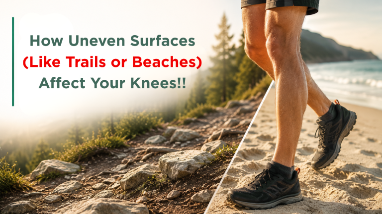 How Uneven Surfaces (Like Trails or Beaches) Affect Your Knees