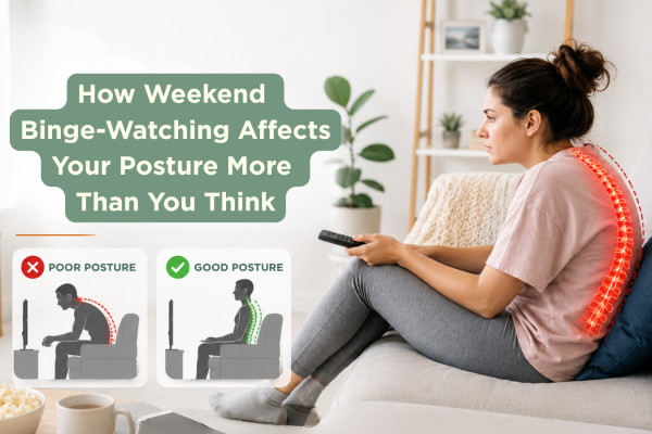 How Weekend Binge-Watching Affects Your Posture More Than You Think How Weekend Binge-Watching Affects Your Posture More Than You Think