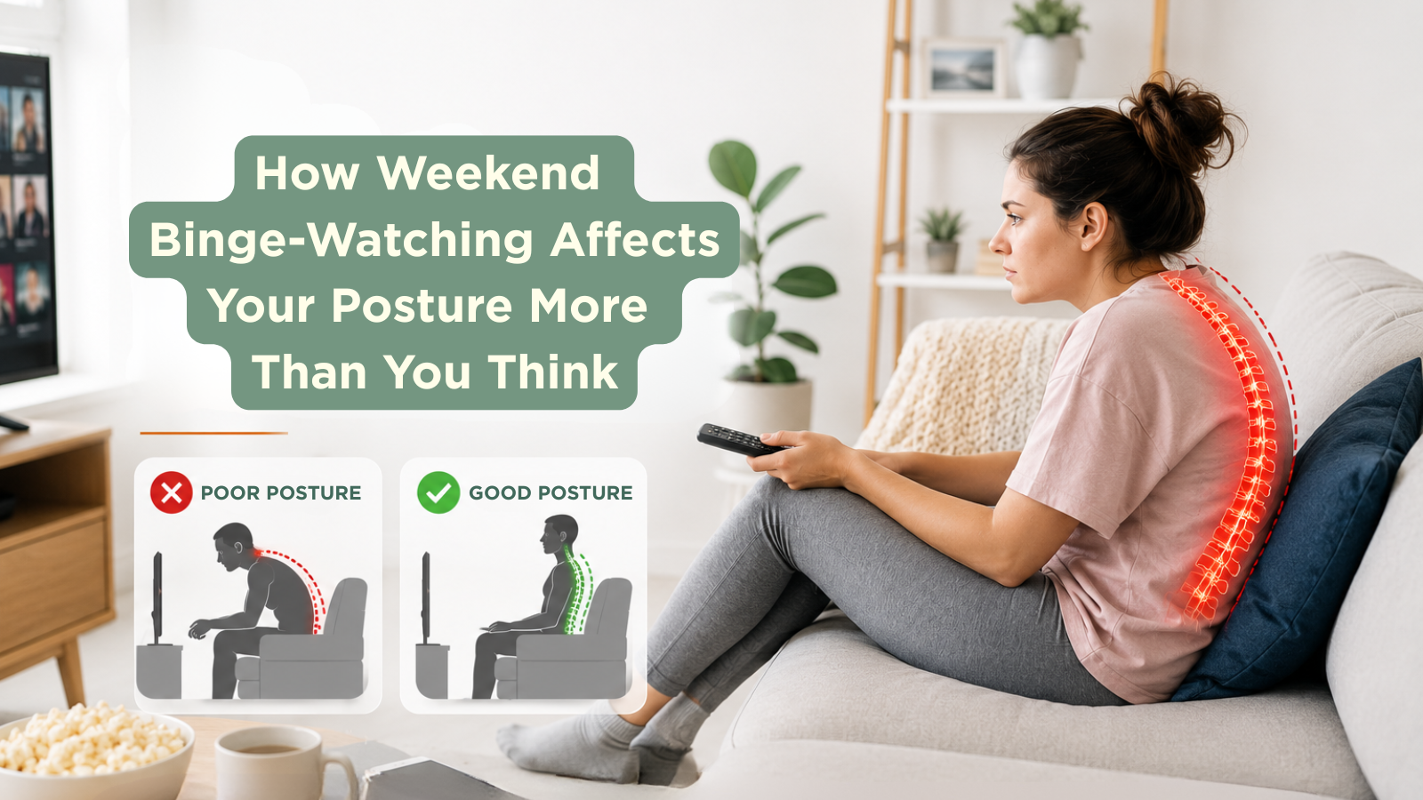 How Weekend Binge-Watching Affects Your Posture More Than You Think