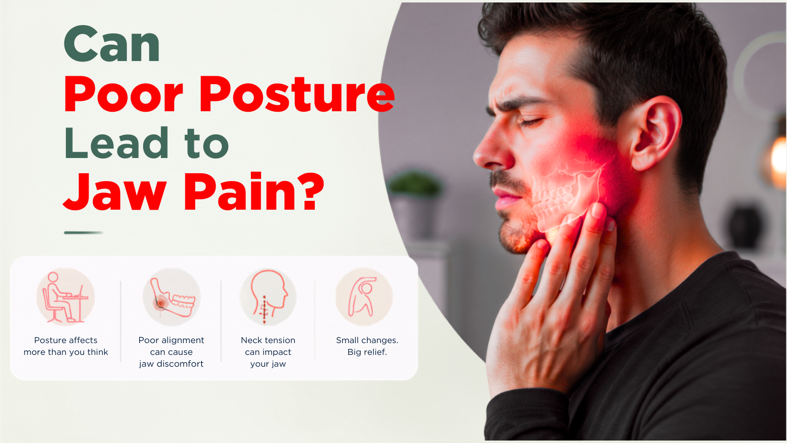 Can Poor Posture Lead to Jaw Pain?