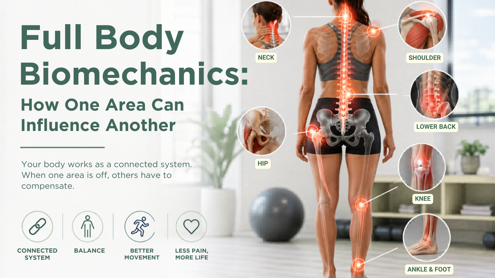Full Body Biomechanics: How One Area Can Influence Another