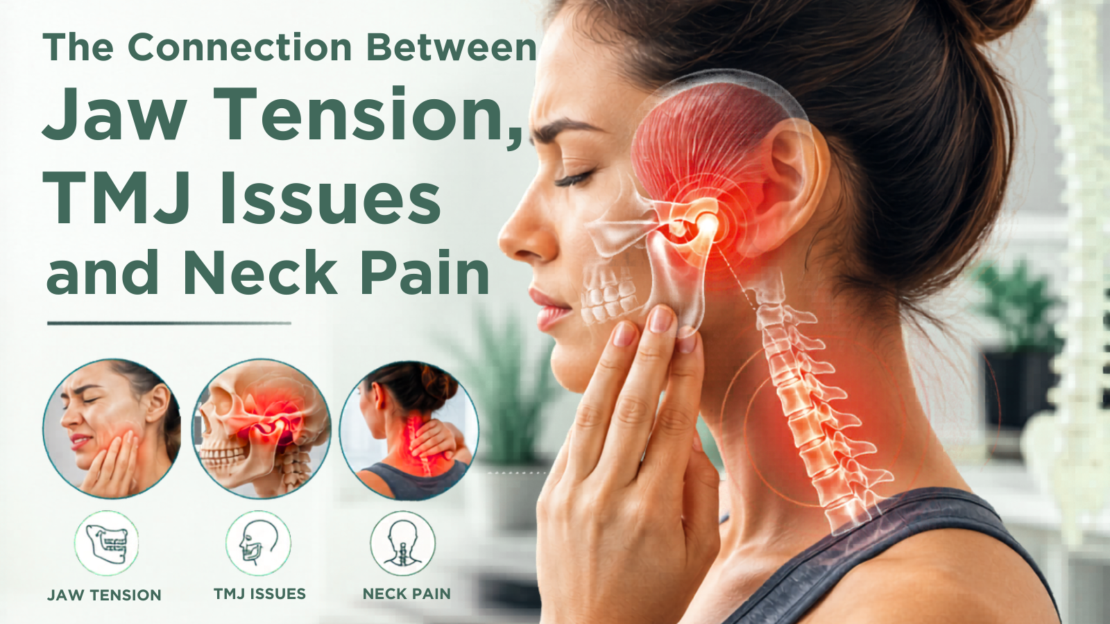 The Connection Between Jaw Tension, TMJ Issues and Neck Pain
