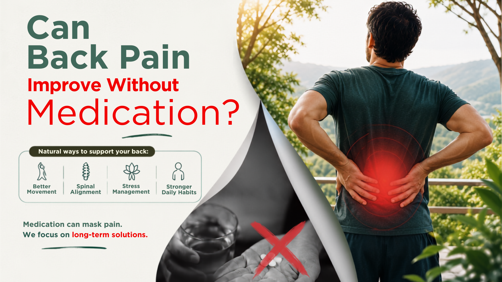 Can Back Pain Improve Without Medication?
