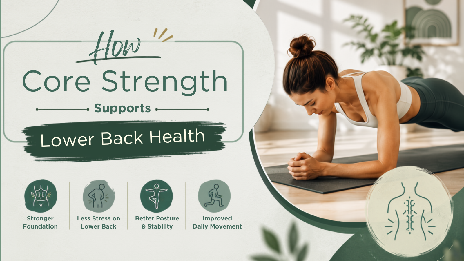 How Core Strength Supports Lower Back Health