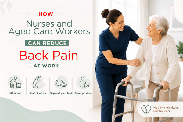 How Nurses and Aged Care Workers Can Reduce Back Pain at Work How Nurses and Aged Care Workers Can Reduce Back Pain at Work