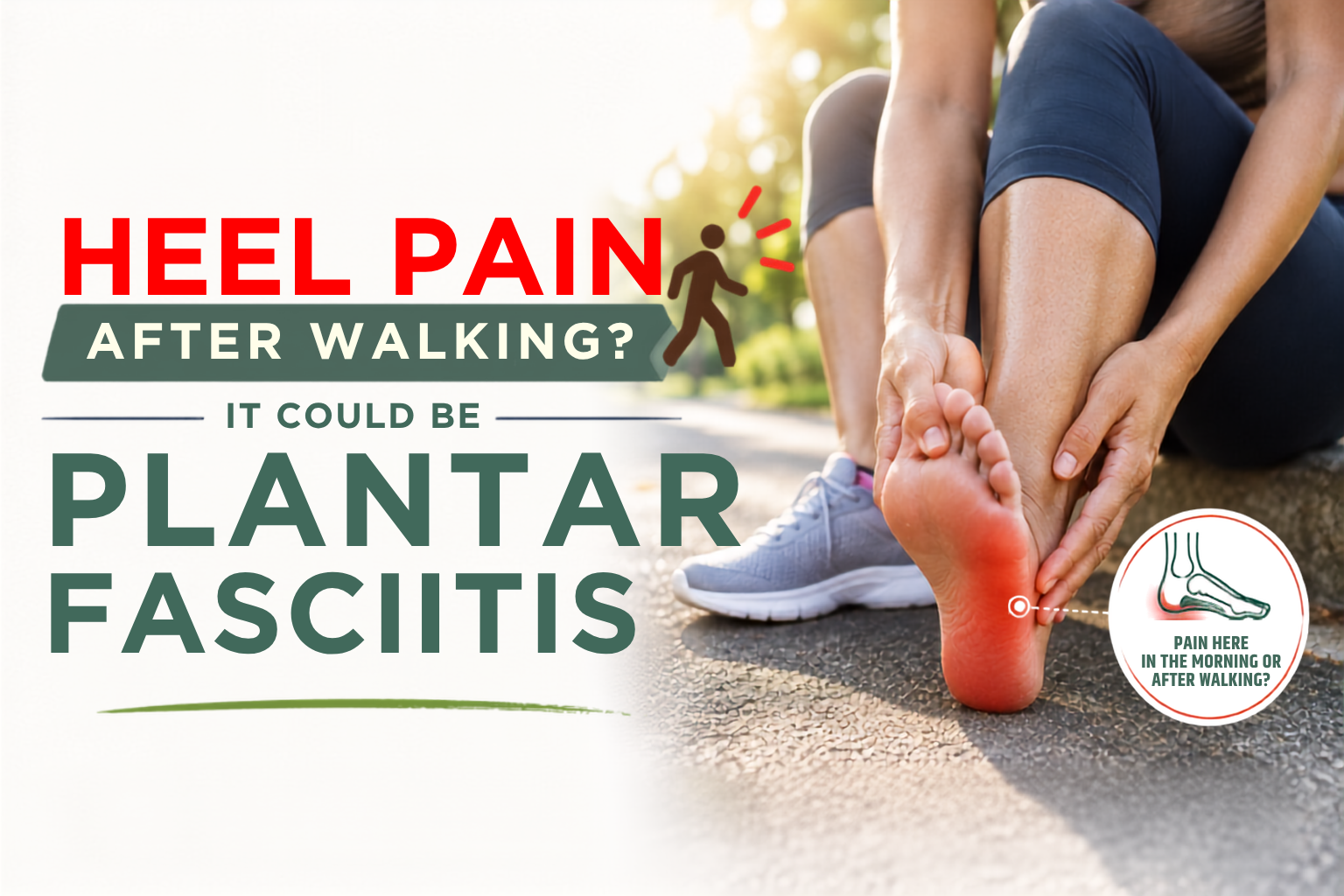 Heel Pain After Walking? It Could Be Plantar Fasciitis