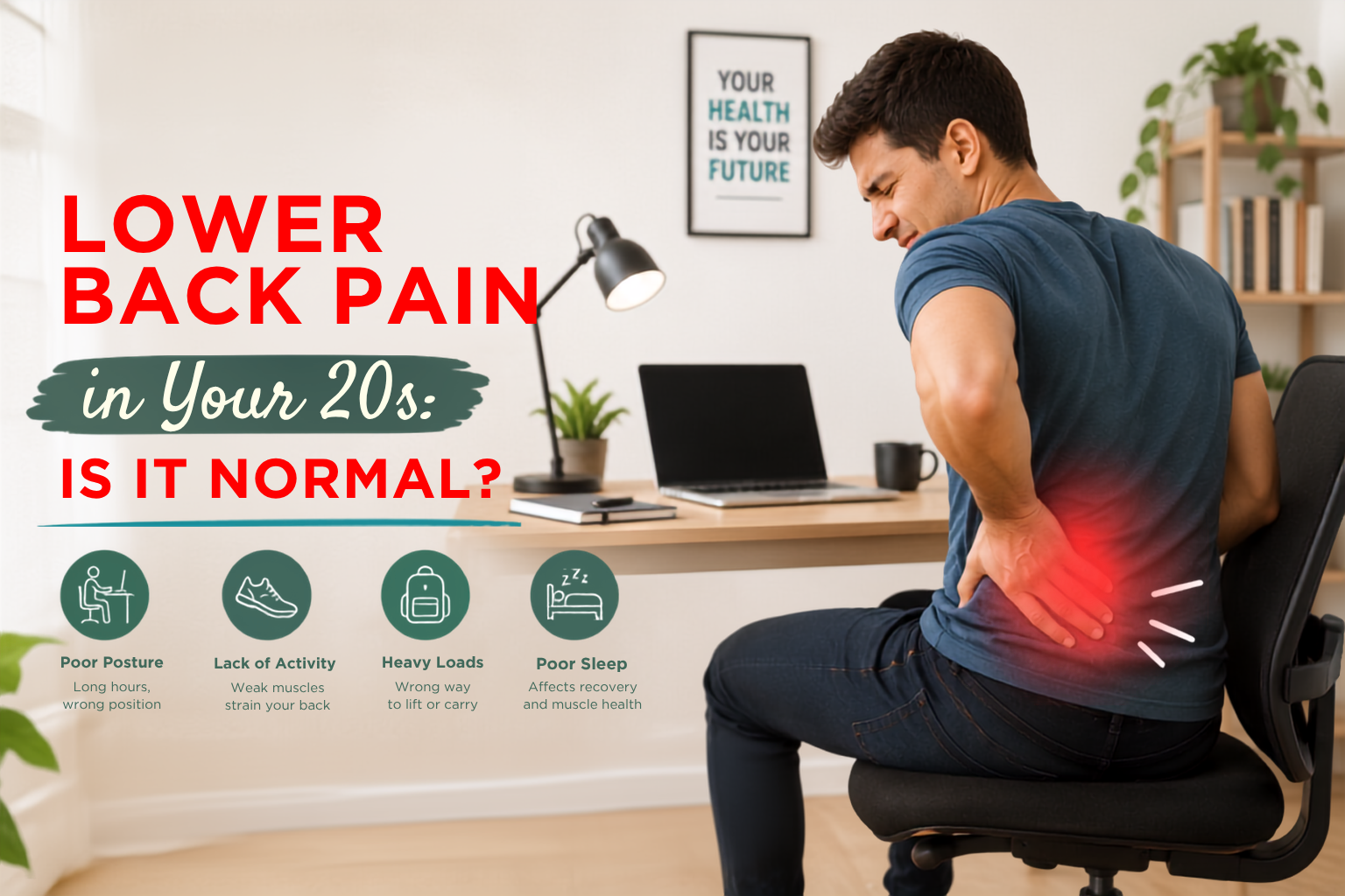 Lower Back Pain in Your 20s: Is It Normal?