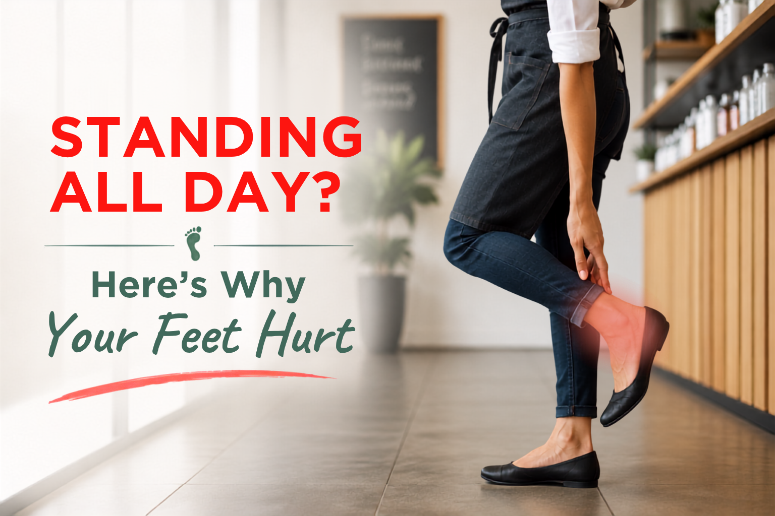 Standing All Day? Here's Why Your Feet Hurt