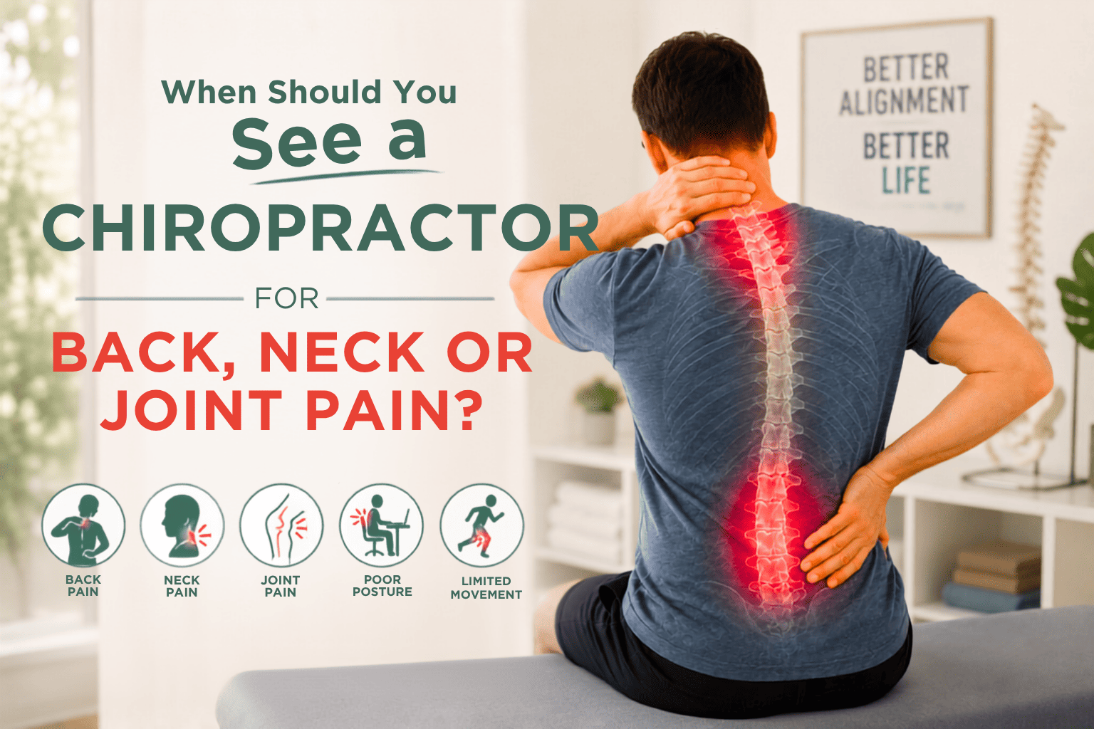 When Should You See a Chiropractor for Back, Neck or Joint Pain?