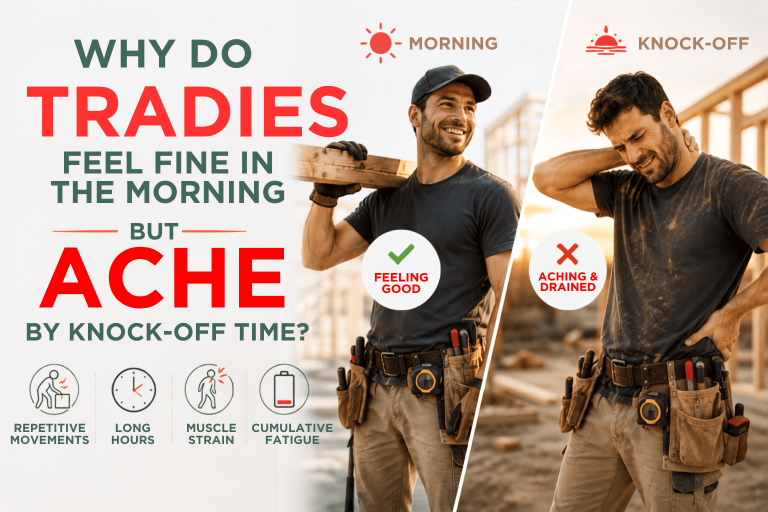 Why Do Tradies Feel Fine in the Morning but Ache by Knock-Off Time?