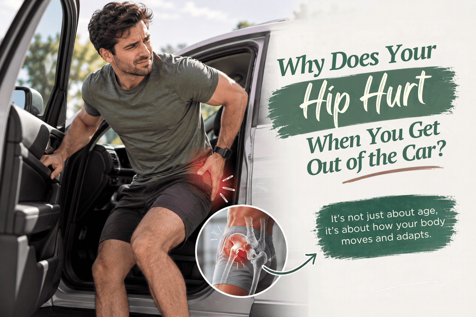 Why Does Your Hip Hurt When You Get Out of the Car?