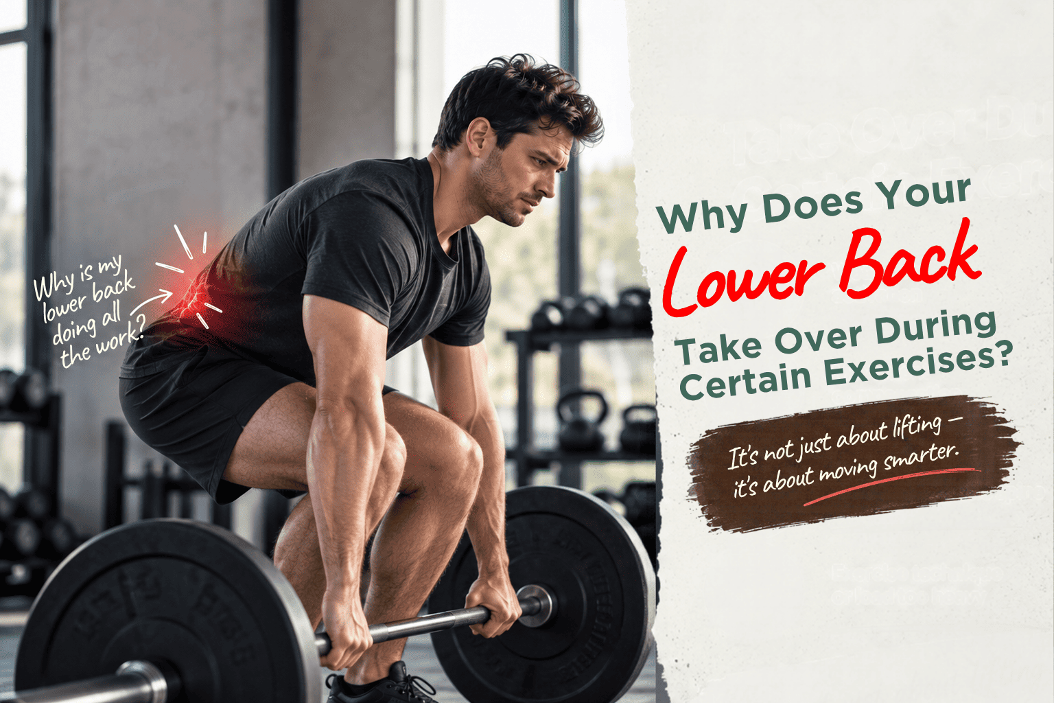 Why Does Your Lower Back Take Over During Certain Exercises?