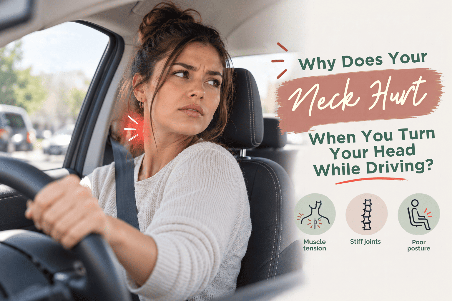 Why Does Your Neck Hurt When You Turn Your Head While Driving?