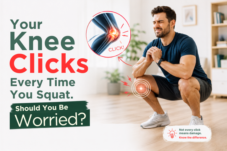 Your Knee Clicks Every Time You Squat. Should You Be Worried?