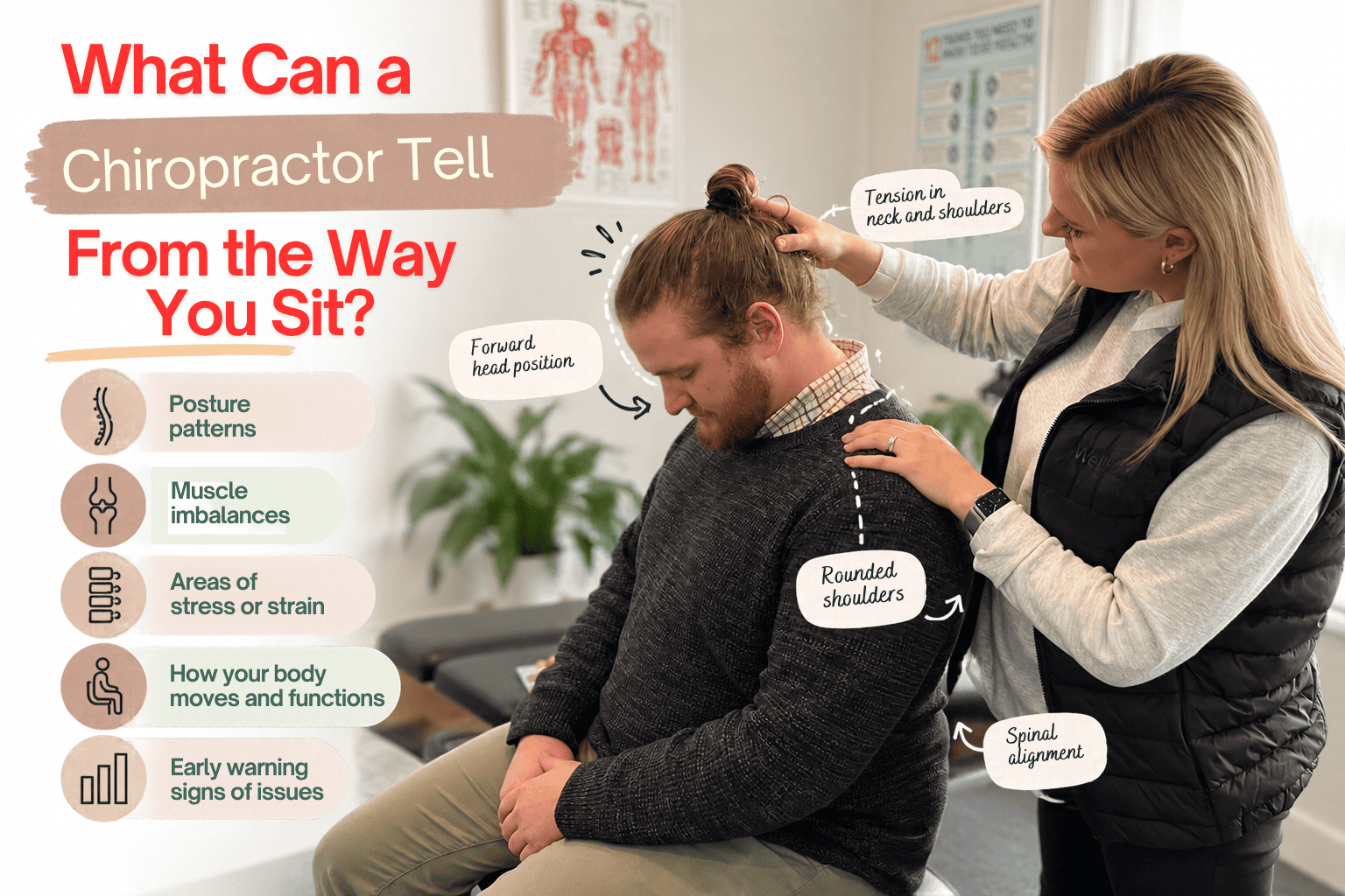 What Can a Chiropractor Tell From the Way You Sit?