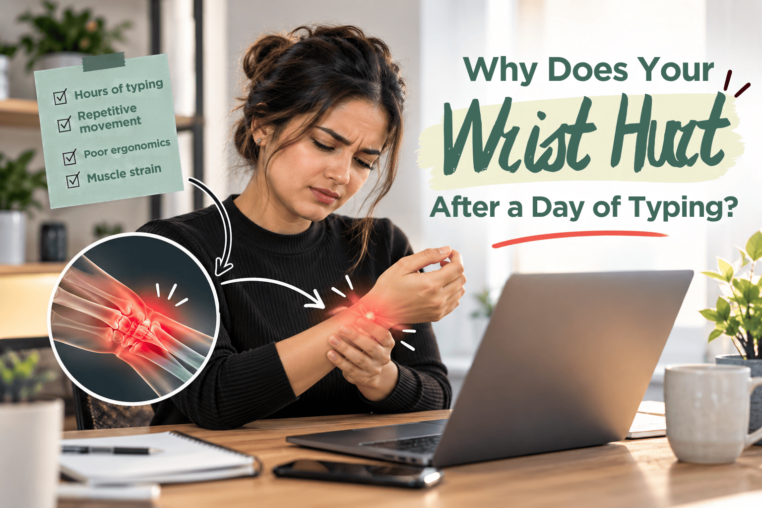 Why Does Your Wrist Hurt After a Day of Typing?